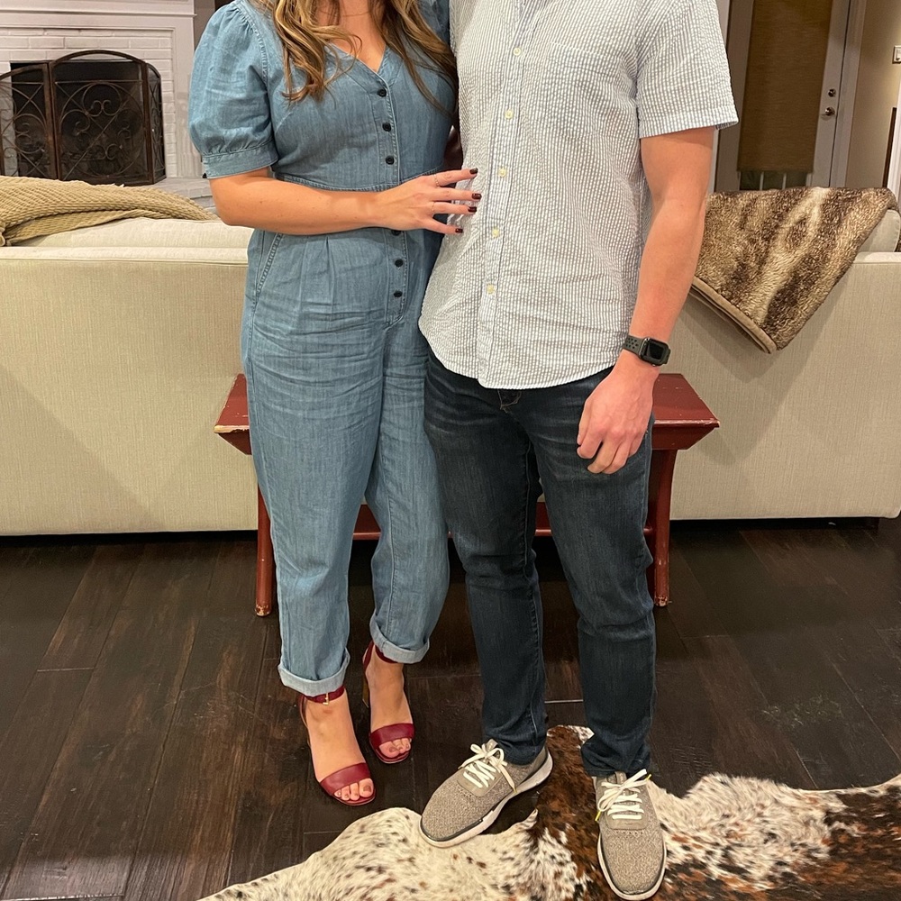 Blue Denim Jumpsuit